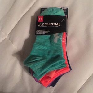 Under Armour no show multi colored socks